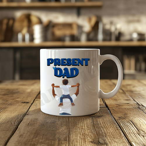 "Present Dad" Mug