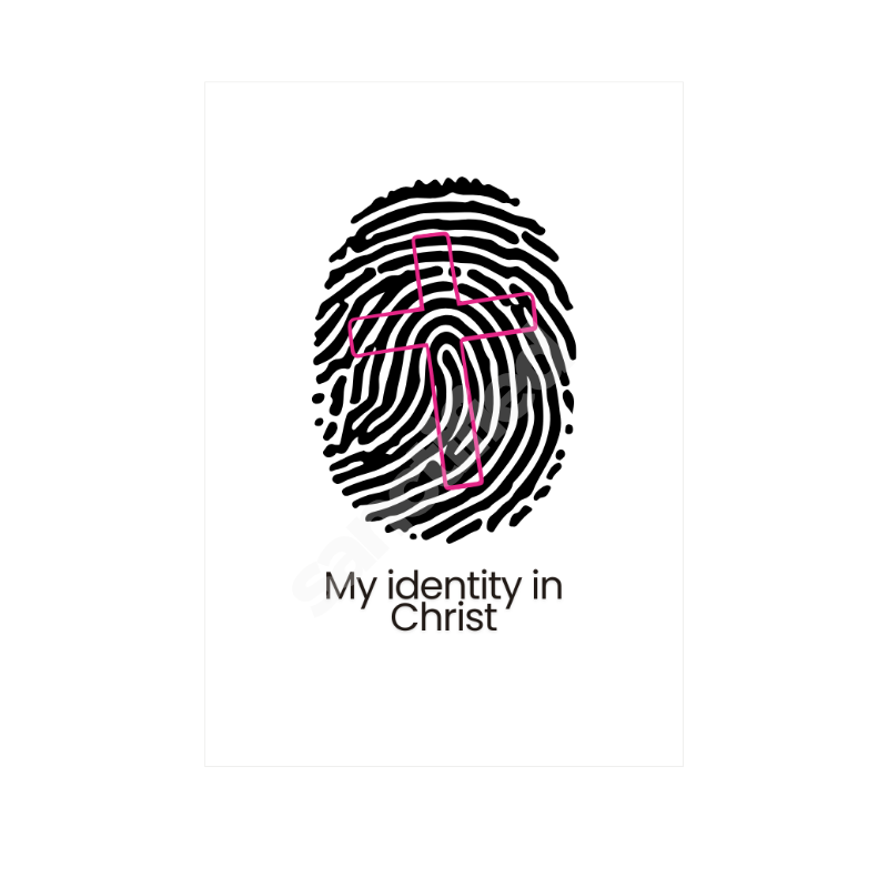 "My Identity in Christ" – Wall Art Print
