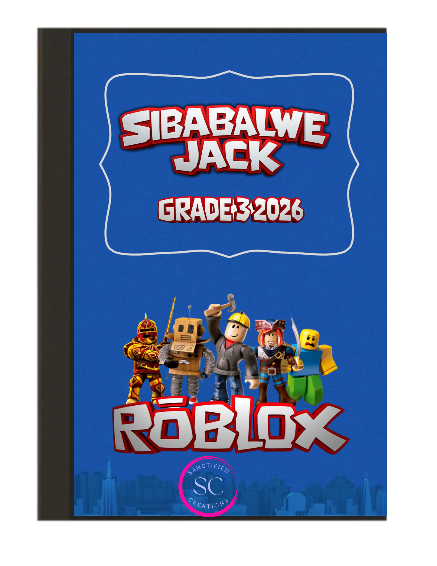 Personalised Notebook Cover