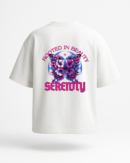 "Rooted in Beauty: SERENITY" – Oversized T-Shirt