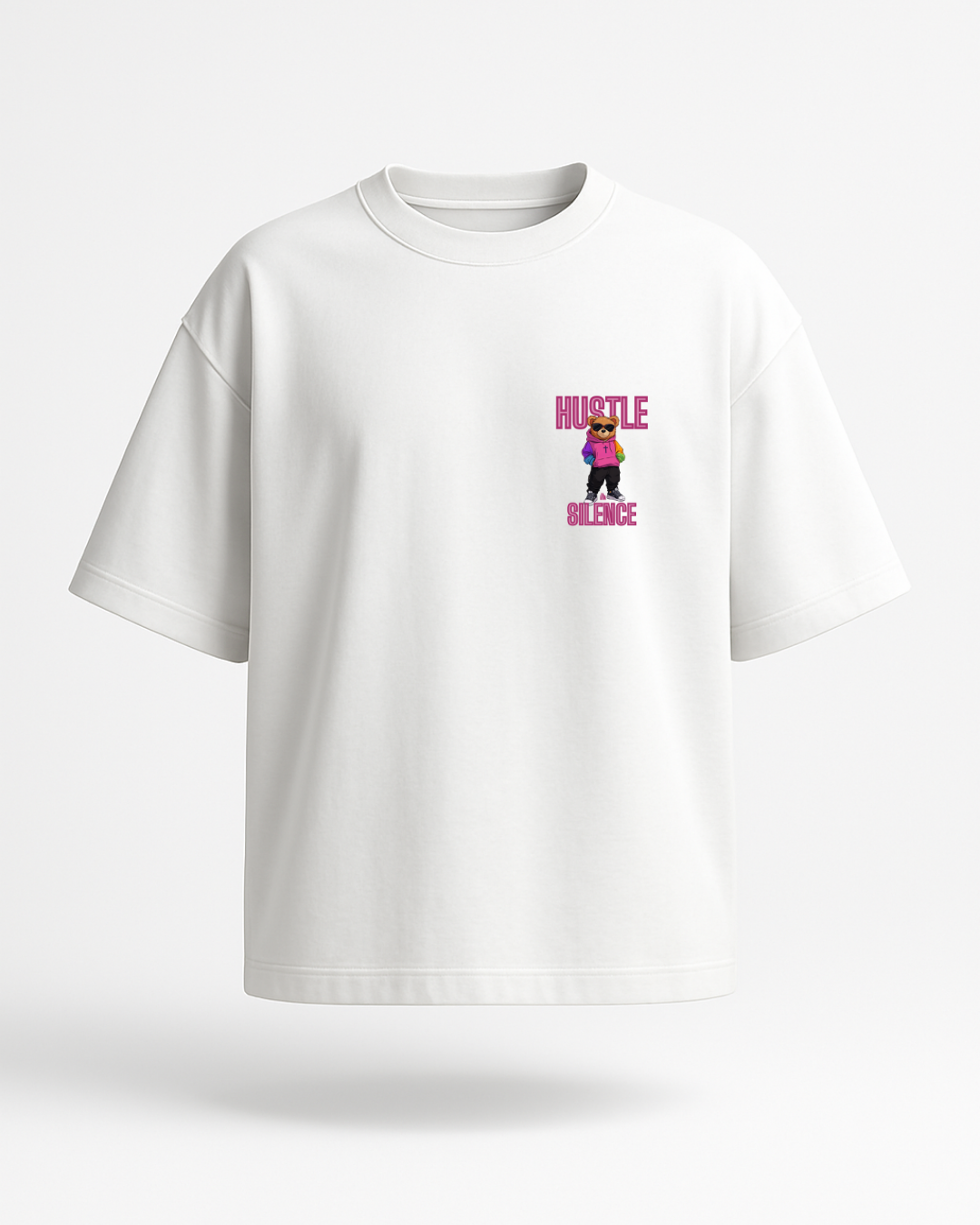 "Hustle in Silence" – Oversized T-Shirt