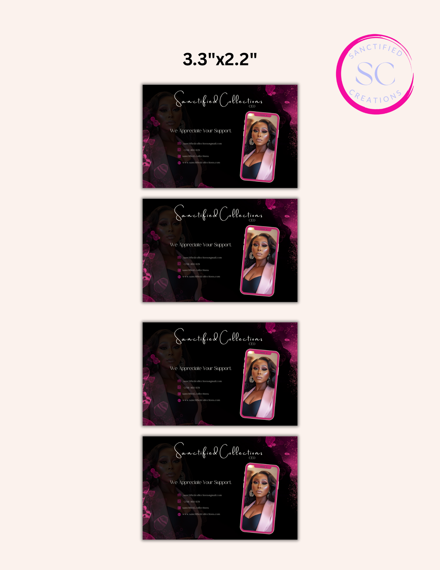 Thank You/Business Cards (Set of 20)
