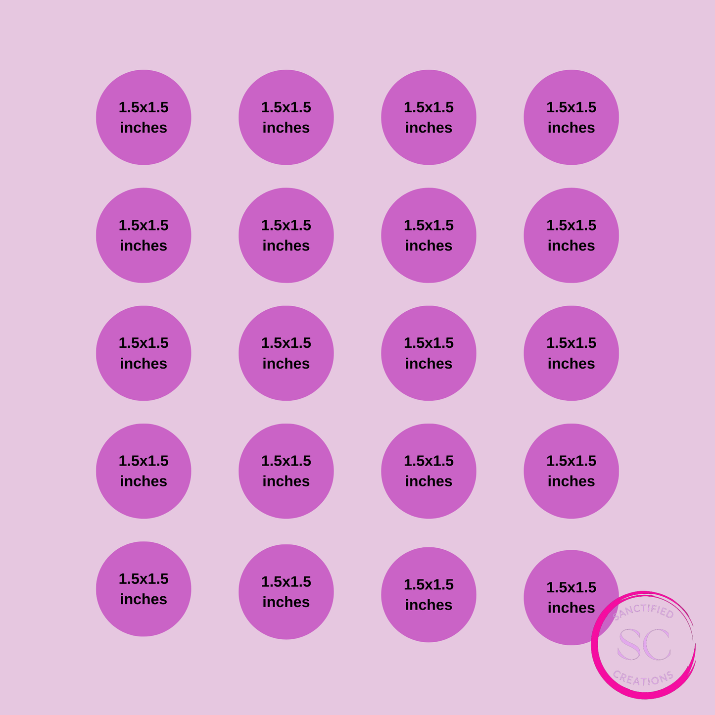 20 Lip Balm Sticker Labels