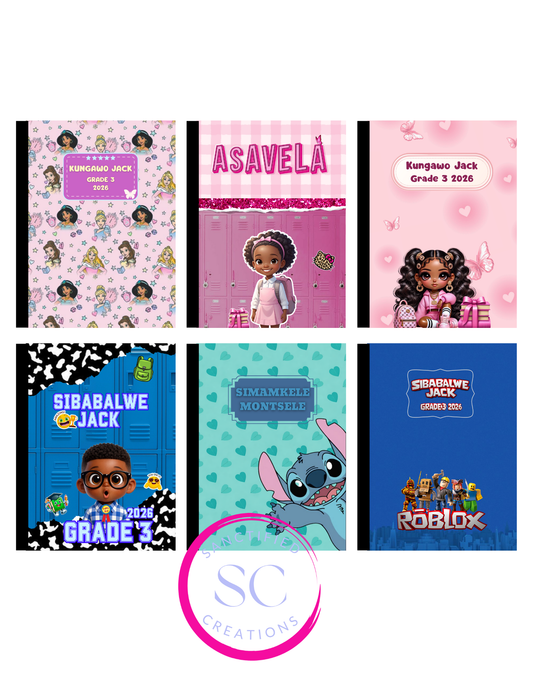 Personalised Notebook Cover